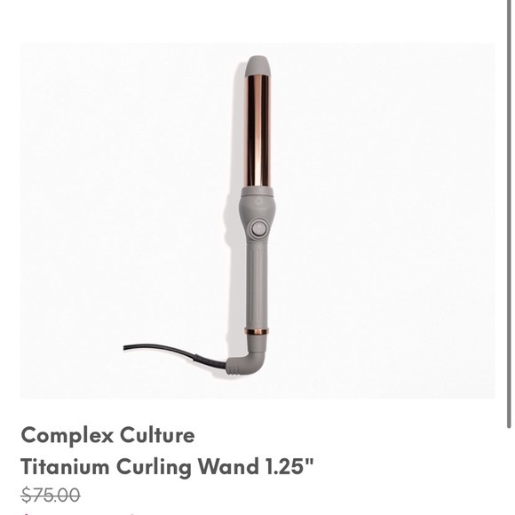 NIB Complex Culture Titanium Curling Wand 1.25" - Picture 1 of 6